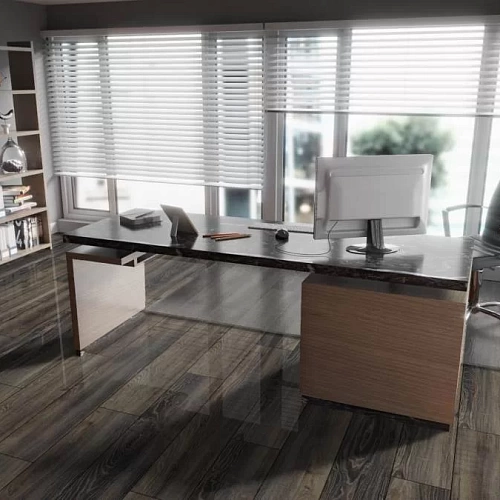 ДУБ КАНЬОН ЧЁРНЫЙ ЛАМИНАТ  FALQUON  BLUE LINE WOOD 10 ламинат для пола